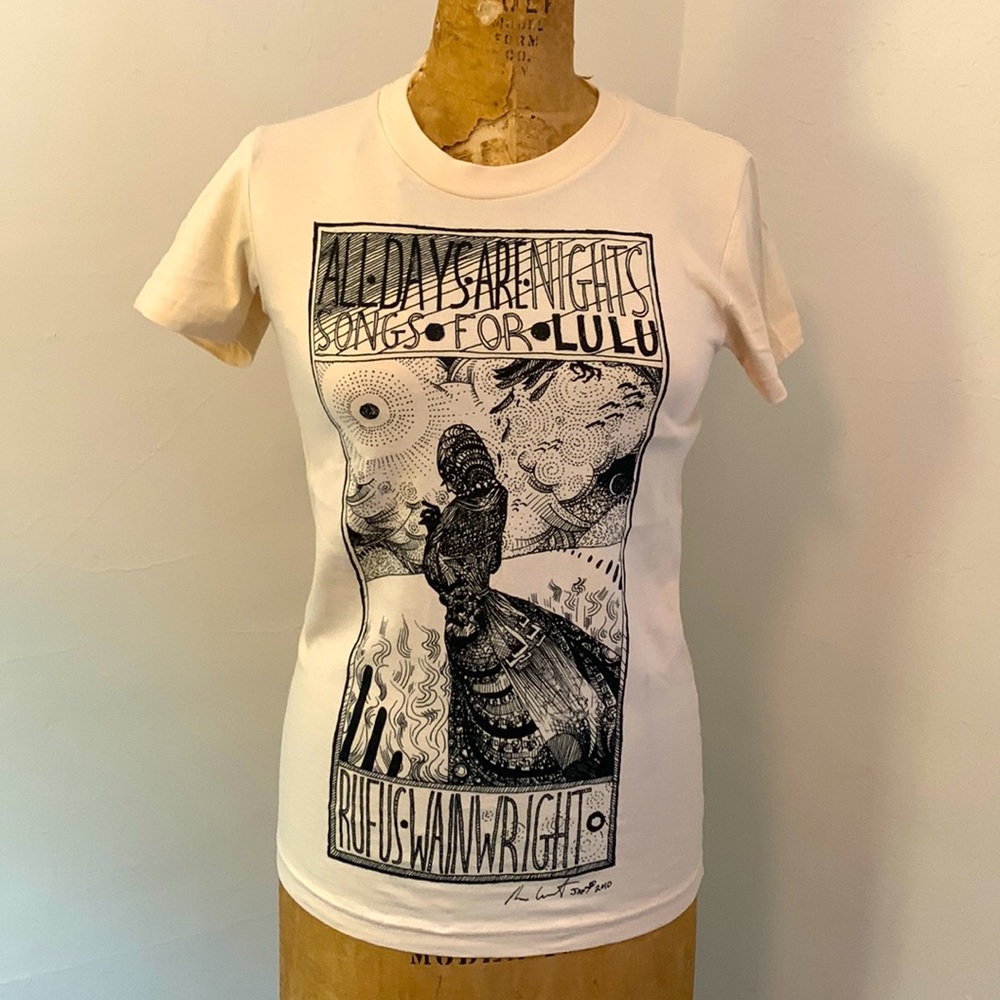 Rufus Wainwright Men's size extra small vintage 2010 Songs for Lulu t sh…